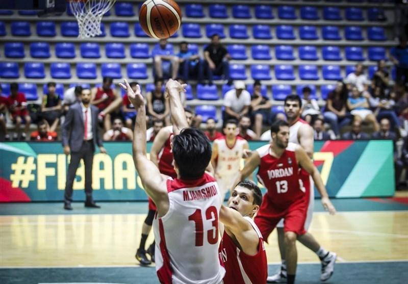 تیم ملی بسکتبال ایران مقابل اردن پیروز شد