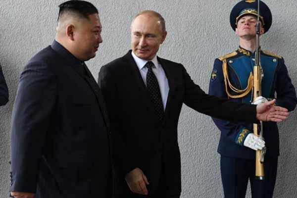 رهبر کره شمالی با پوتین دیدار کرد