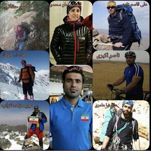 نعیمه نظام دوست برای کوهنوردان حادثه دیده نوشت