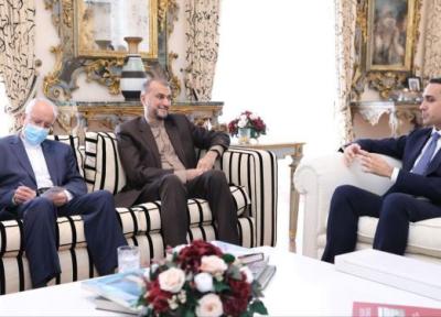 ملاقات امیرعبداللهیان با وزیر خارجه ایتالیا